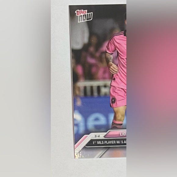 Trading card soccer 2024 Topps Now 5-4 # 46 Lionel Messi F. Intermiami CF - Picture 4 of 8